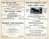 Oak Island Farm, Mattson Farms, Renfrew Farm, Cloverdale Farm, A.E. Wright, Otter Tail County 1925